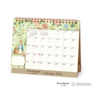 【2026年カレンダー・手帳】APJ ピーターラビット 卓上カレンダー