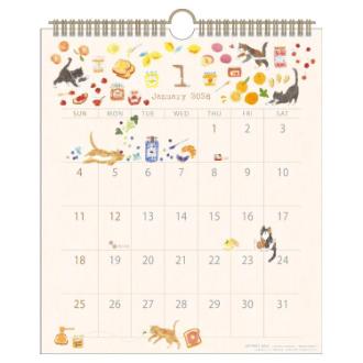 【2026年カレンダー・手帳】APJ いわぶちさちこ(30角) 壁掛けカレンダー