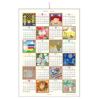 【2026年カレンダー・手帳】APJ 和風年間 壁掛けカレンダー