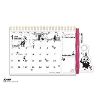 【2026年カレンダー・手帳】APJ ひょっこりスケジュール/ムーミン 卓上カレンダー