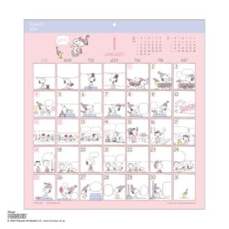 【2026年カレンダー・手帳】APJ コミックデザイン/PEANUTS 壁掛けカレンダー
