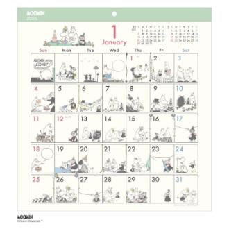 【2026年カレンダー・手帳】APJ コミックデザイン/ムーミン 壁掛けカレンダー