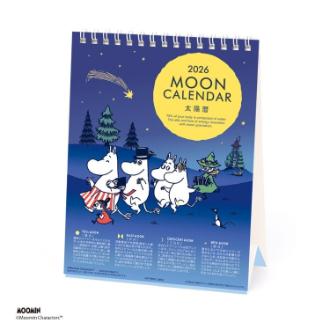 【2026年カレンダー・手帳】APJ MOON/ムーミン 卓上カレンダー