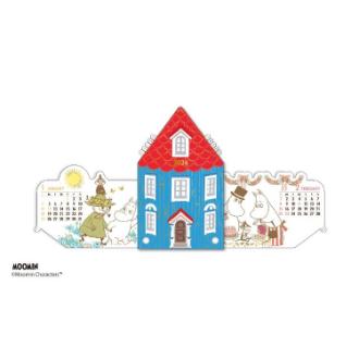 【2026年カレンダー・手帳】APJ スライドカレンダー/ムーミン 卓上カレンダー