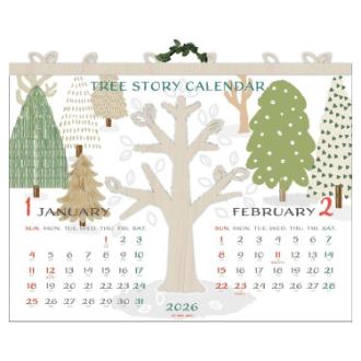 【2026年カレンダー・手帳】APJ Treeストーリー壁掛けカレンダー