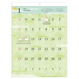 【2026年カレンダー・手帳】APJ ポップアップスケジュール 壁掛けカレンダー