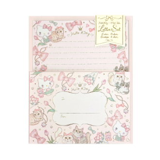 サンリオキャラクターズ×たけいみき レターセット ハローキティ エレガンス