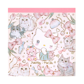 サンリオキャラクターズ×たけいみき メモパッド ハローキティ エレガンス