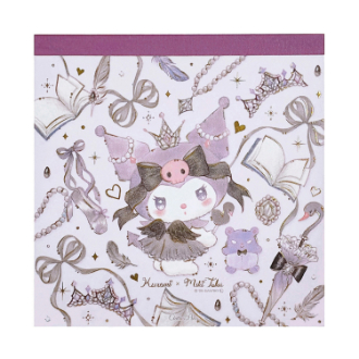 サンリオキャラクターズ×たけいみき メモパッド クロミ ブラックスワン