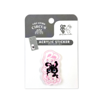 クリエイターズサーカス  アクリルステッカー foxy illustrations