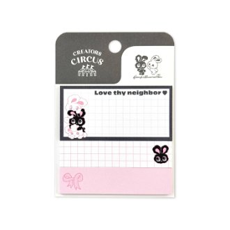 クリエイターズサーカス  ふせん3種 foxy illustrations