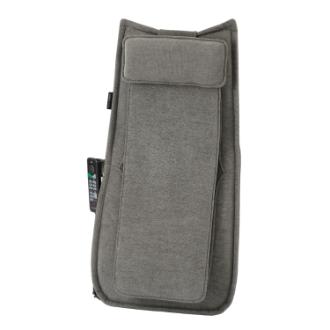 [ブラックフライデー]〔アテックス〕ハイバックマッサージャー　グレー