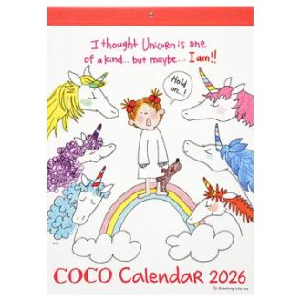 【2026年カレンダー・手帳】2026年 ココちゃん／サカモトリョウ 壁掛けカレンダー