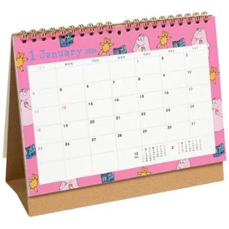 【2026年カレンダー・手帳】2026年 バーバパパ 卓上カレンダー