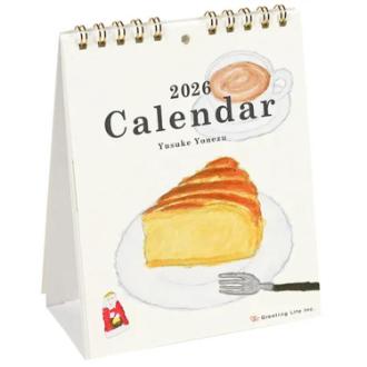 【2026年カレンダー・手帳】2026年 米津祐介 卓上カレンダー