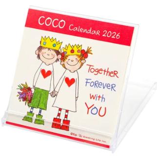 【2026年カレンダー・手帳】2026年 ココちゃん／サカモトリョウ ＦＤカレンダー