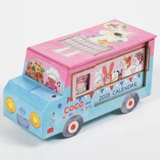 【2026年カレンダー・手帳】2026年 カーボックスカレンダー ココちゃん