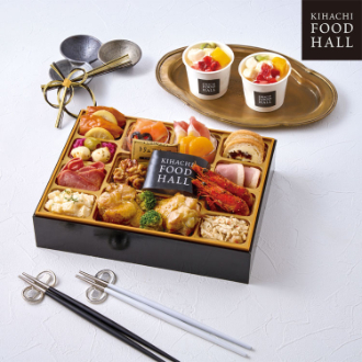 （2026年おせち）東京青山「ＫＩＨＡＣＨＩ」監修　ＫＩＨＡＣＨＩ　ＦＯＯＤ　ＨＡＬＬオードブル＆パフェアイス　W41-2B