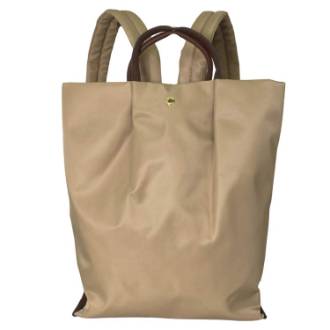 【Legato Largo】肩楽　トート型リュック　ベージュ