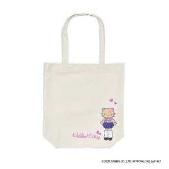 ハローキティ トートバッグ オフホワイト(12月下旬入荷予定)