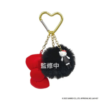 ハローキティ リボンストラップ  レッド(12月下旬入荷予定)