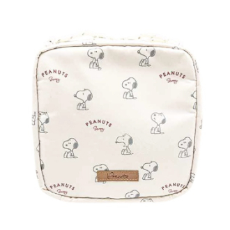 【SNOOPY】スヌーピー たっぷりメイクポーチ IV Dusky palette