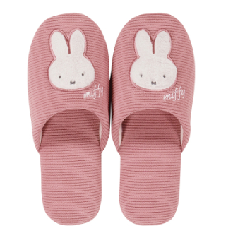 ミッフィー プリーマ スリッパ ピンク