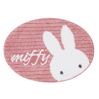 ミッフィー プリーマミッフィー アクセントマット ピンク(約43×60）