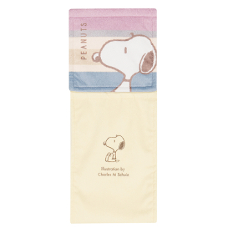 スヌーピー ペーパーホルダーカバー くすみパステル ピンク