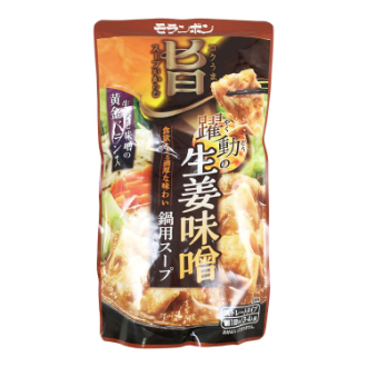 コク旨スープがからむ 躍動の生姜味噌鍋用スープ  750g