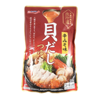 魚屋が極める出汁道貝だしつゆ辛みそ味  700g