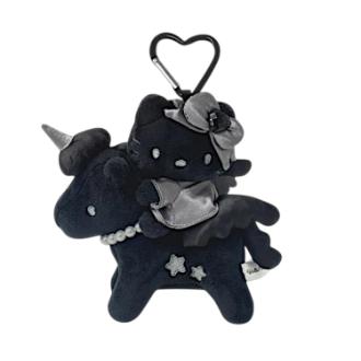 ハローキティ プレミアムマスコットキーホルダー ペガサス(ブラック) (1月下旬入荷予定)