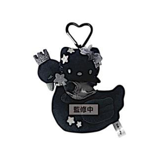 ハローキティ プレミアムマスコットキーホルダー スワン(ブラック) (1月下旬入荷予定)
