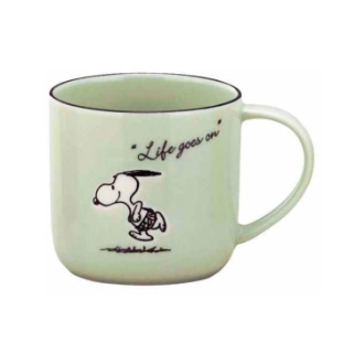 【スヌーピー】シーズン マグ（グリーン）