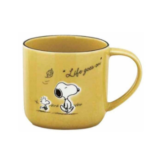 【スヌーピー】シーズン マグ（イエロー）