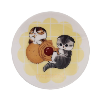 もふさんど　豆皿／（クッキー）