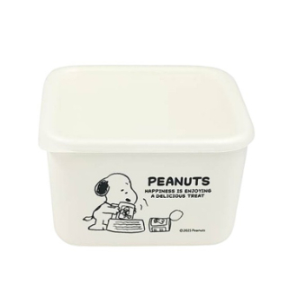 【SNOOPY】スヌーピー スクエアストッカー S お食事