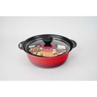 なごみ丈膳  IH対応フチ付卓上鍋  24cm