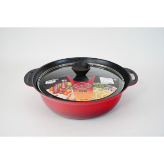 なごみ丈膳  IH対応フチ付卓上鍋  27cm