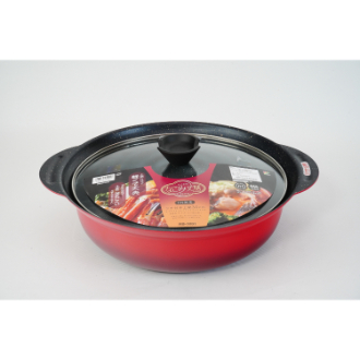 なごみ丈膳  IH対応フチ付卓上鍋  30cm