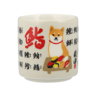 [クイックセット] おちょこ　すしやのしばた  6個セット