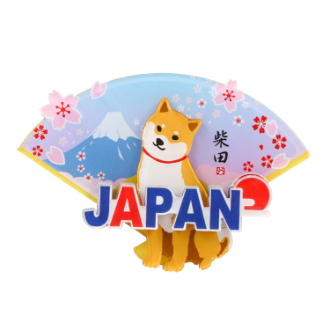 [クイックセット] マグネット　はなのふじしばた  5個セット