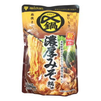 ミツカン 濃厚みそ鍋つゆストレート 750g
