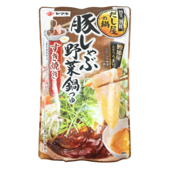 豚しゃぶ野菜鍋つゆ すき焼き仕立て750g