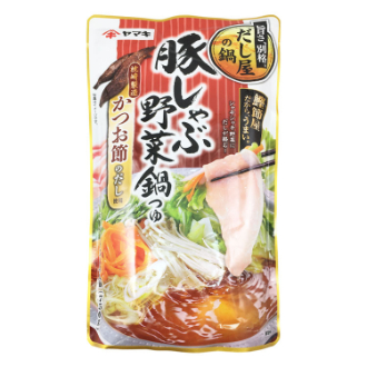 豚しゃぶ野菜鍋つゆかつお 750g