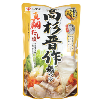 高杉晋作鍋つゆ 真鯛だし塩 700g