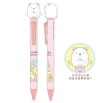 すみっコぐらしボビングボールペン しろくま