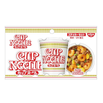 シール ステッカー カップヌードル