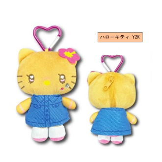ハローキティ マスコットポーチ ギャル3／Y2K（1月中旬入荷予定）