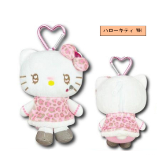 ハローキティ マスコットポーチ ギャル3／WH（1月中旬入荷予定）